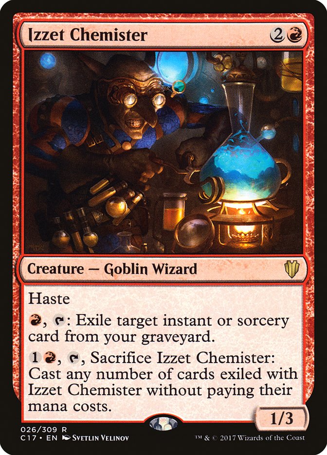 Izzet Chemister [Commander 2017] | Webway Games