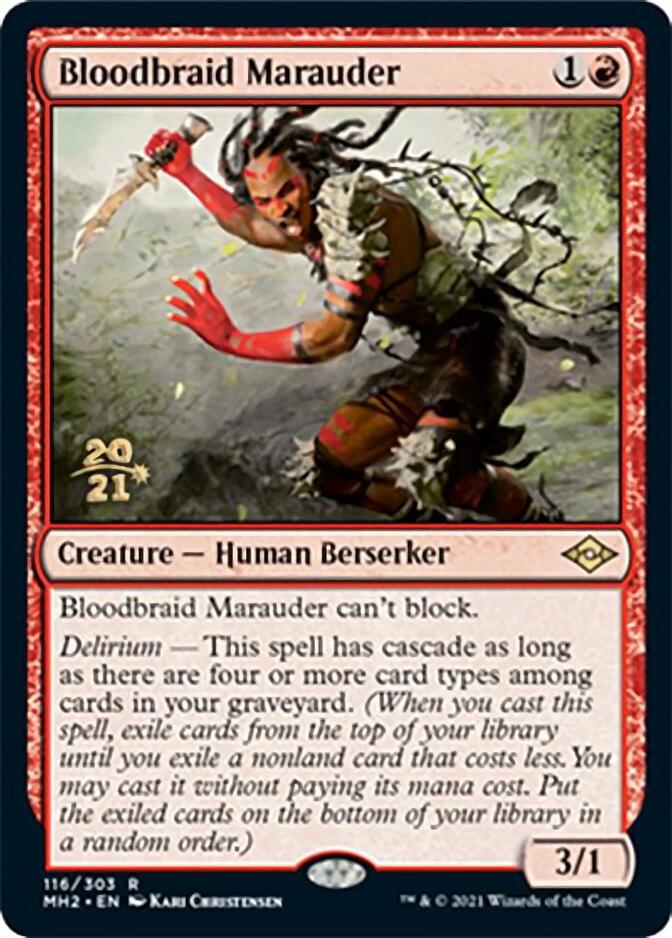 Bloodbraid Marauder [Modern Horizons 2 Prerelease Promos] | Webway Games