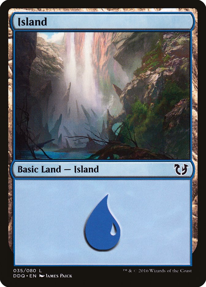Island (#35) [Duel Decks: Blessed vs. Cursed] | Webway Games