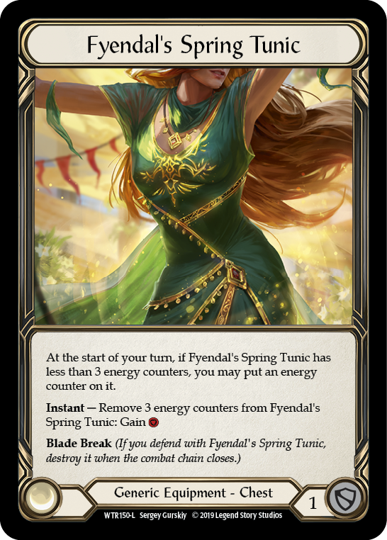 Fyendal's Spring Tunic [WTR150-L] Alpha Print Cold Foil | Webway Games