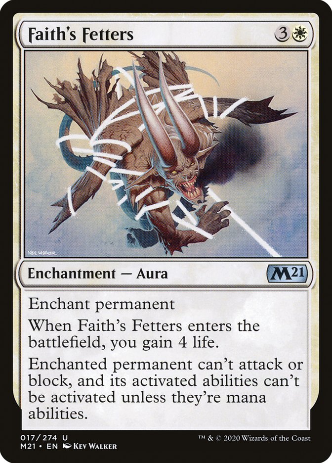Faith's Fetters [Core Set 2021] | Webway Games