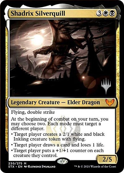 Shadrix Silverquill (Promo Pack) [Strixhaven: School of Mages Promos] | Webway Games