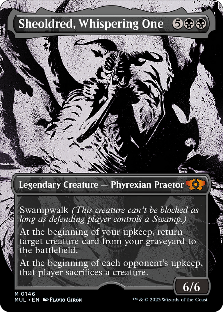 Sheoldred, Whispering One (Halo Foil) [Multiverse Legends] | Webway Games