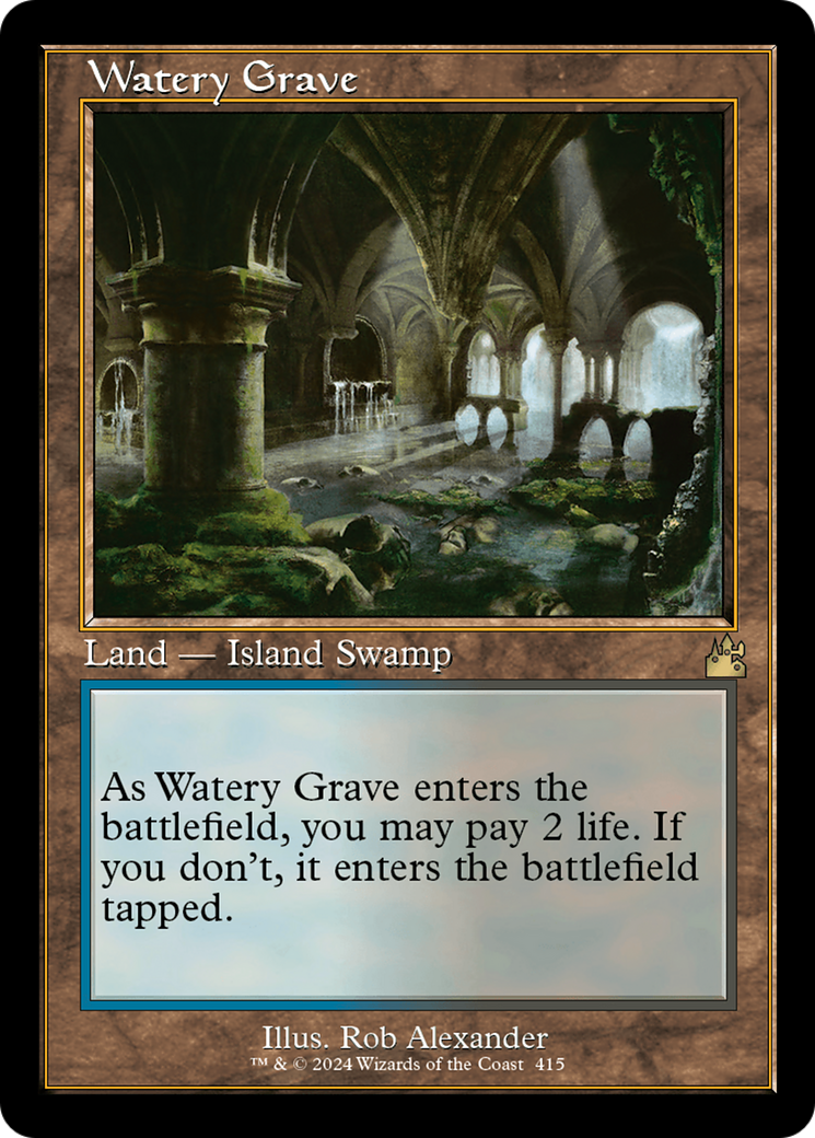 Watery Grave (Retro) [Ravnica Remastered] | Webway Games