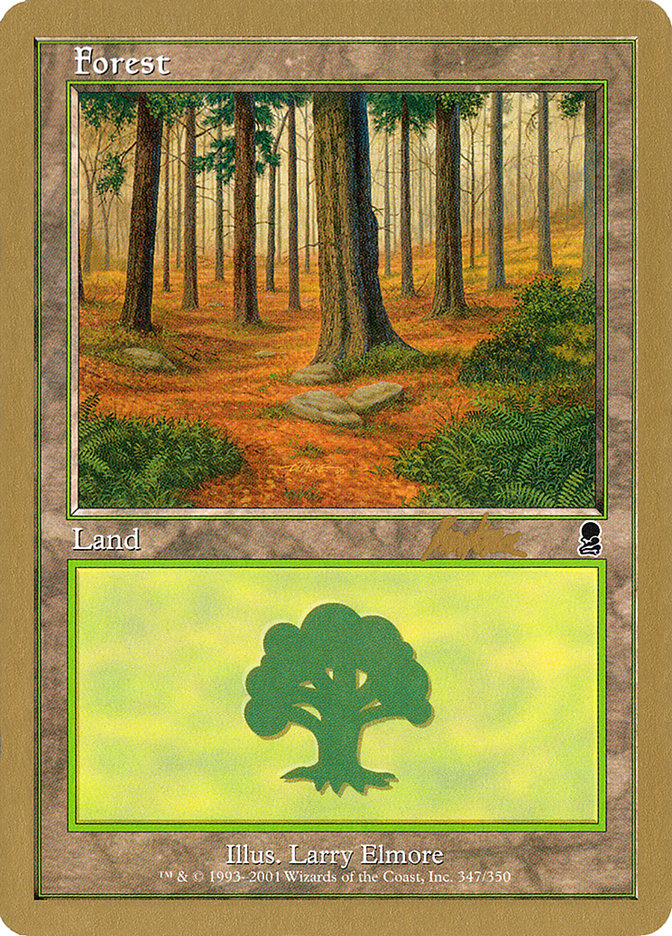 Forest (bk347) (Brian Kibler) [World Championship Decks 2002] | Webway Games
