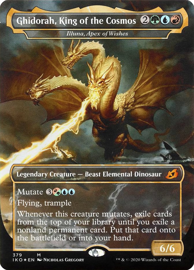 Illuna, Apex of Wishes - Ghidorah, King of the Cosmos (Godzilla Series) [Ikoria: Lair of Behemoths] | Webway Games