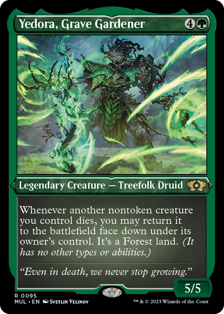 Yedora, Grave Gardener (Foil Etched) [Multiverse Legends] | Webway Games