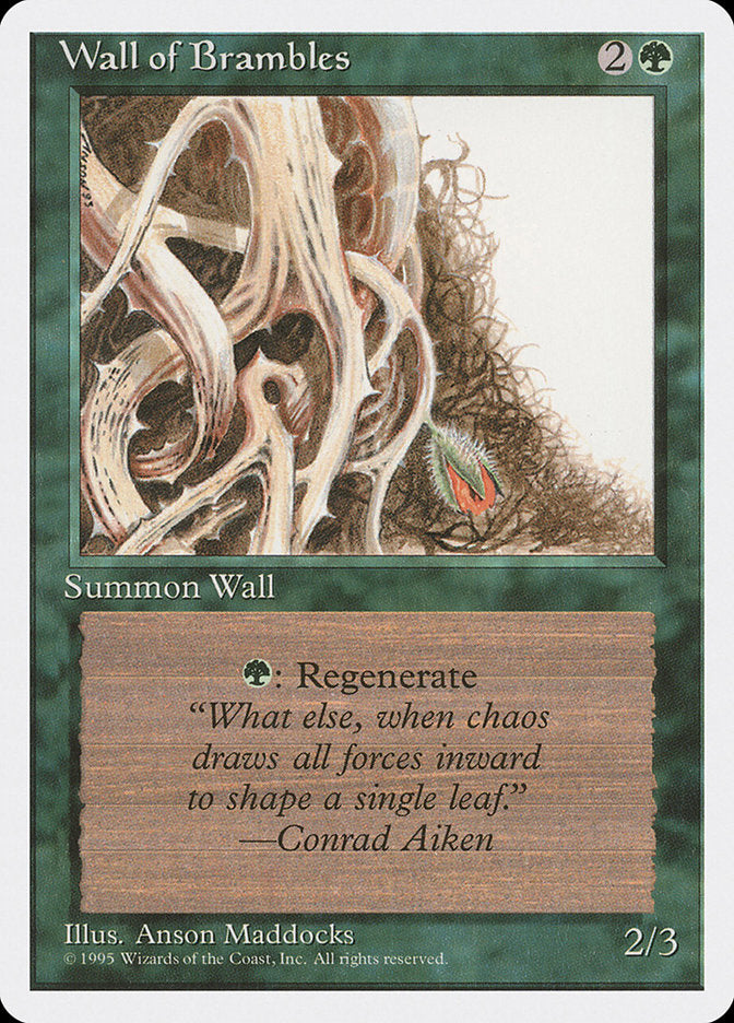 Wall of Brambles [Fourth Edition] | Webway Games