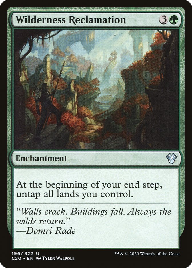 Wilderness Reclamation [Commander 2020] | Webway Games