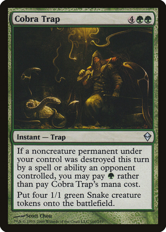 Cobra Trap [Zendikar] | Webway Games