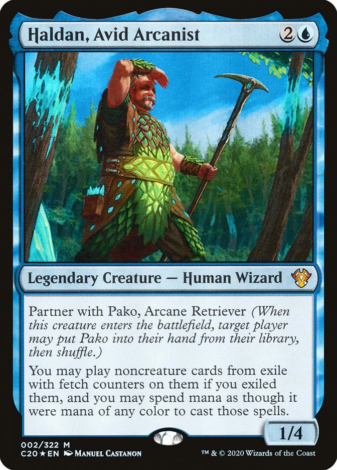 Haldan, Avid Arcanist [Commander 2020] | Webway Games