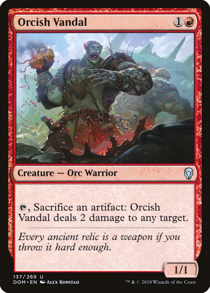 Orcish Vandal [Dominaria] | Webway Games