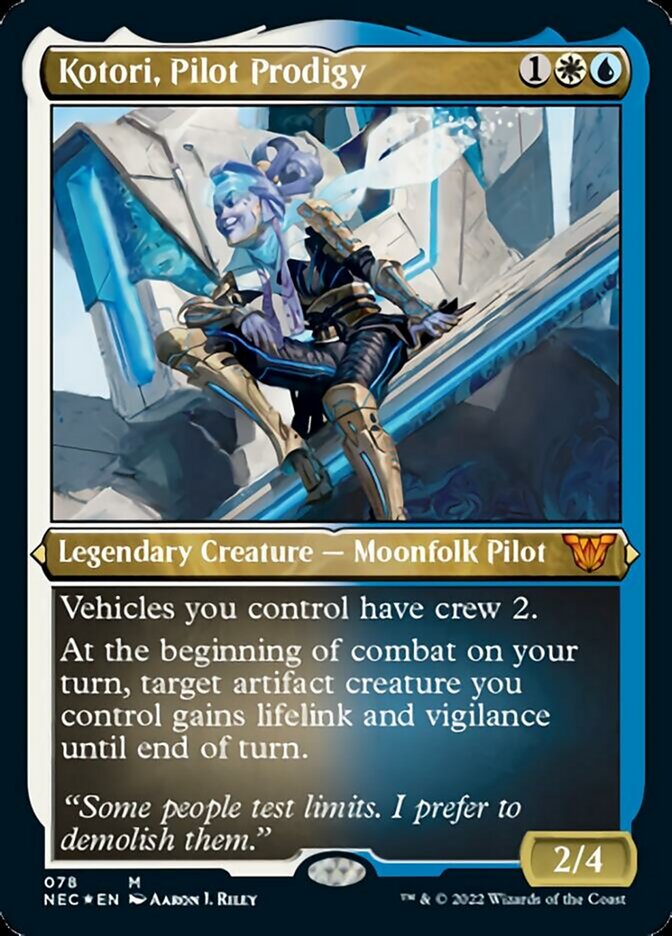 Kotori, Pilot Prodigy (Showcase Display Commander) [Kamigawa: Neon Dynasty Commander] | Webway Games