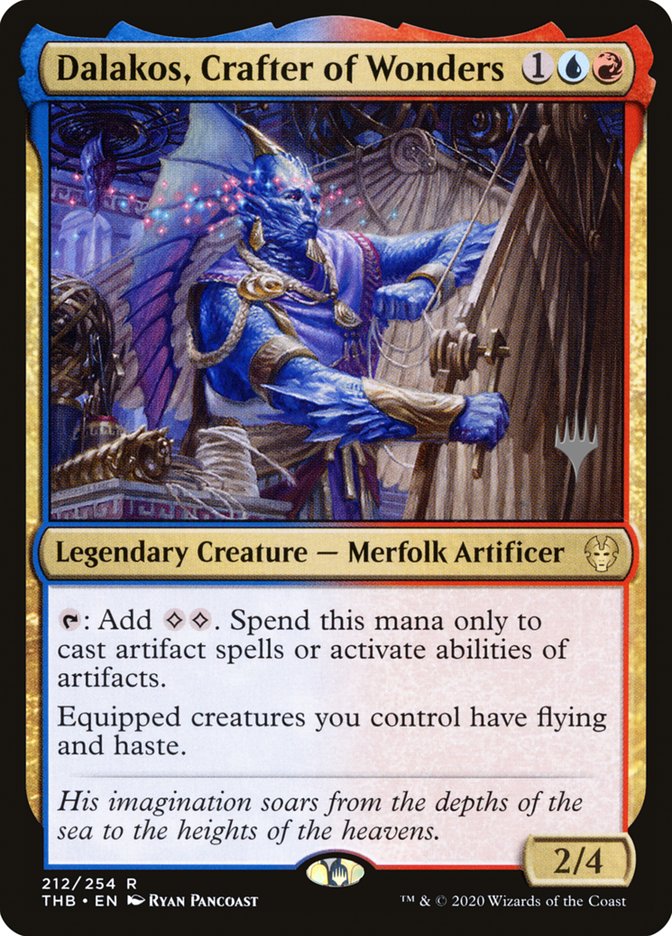 Dalakos, Crafter of Wonders (Promo Pack) [Theros Beyond Death Promos] | Webway Games