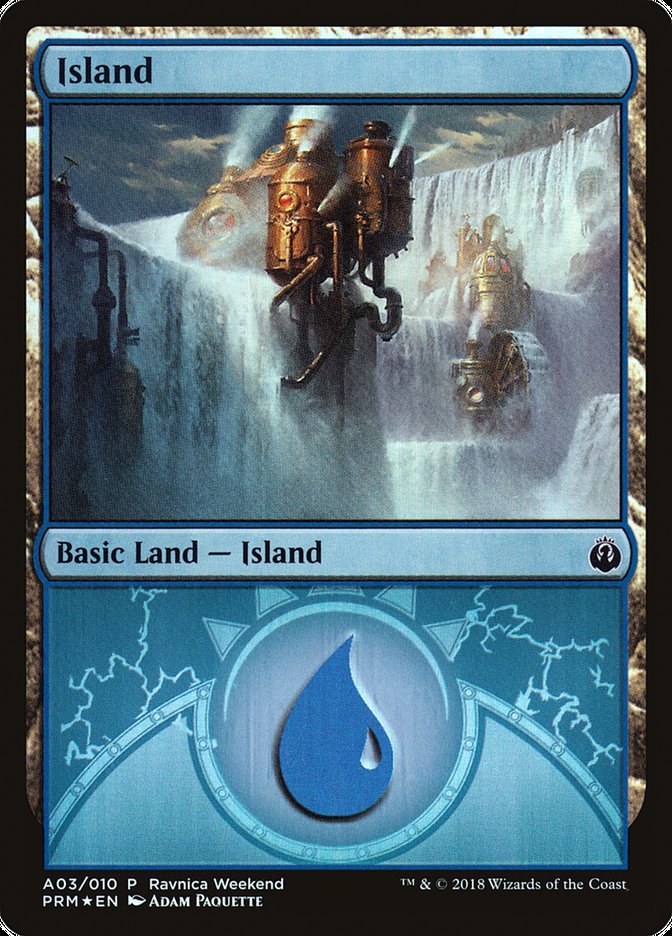 Island (#A03) [Guilds of Ravnica Ravnica Weekend] | Webway Games