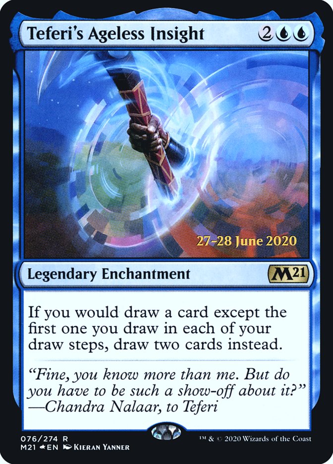 Teferi's Ageless Insight  [Core Set 2021 Prerelease Promos] | Webway Games