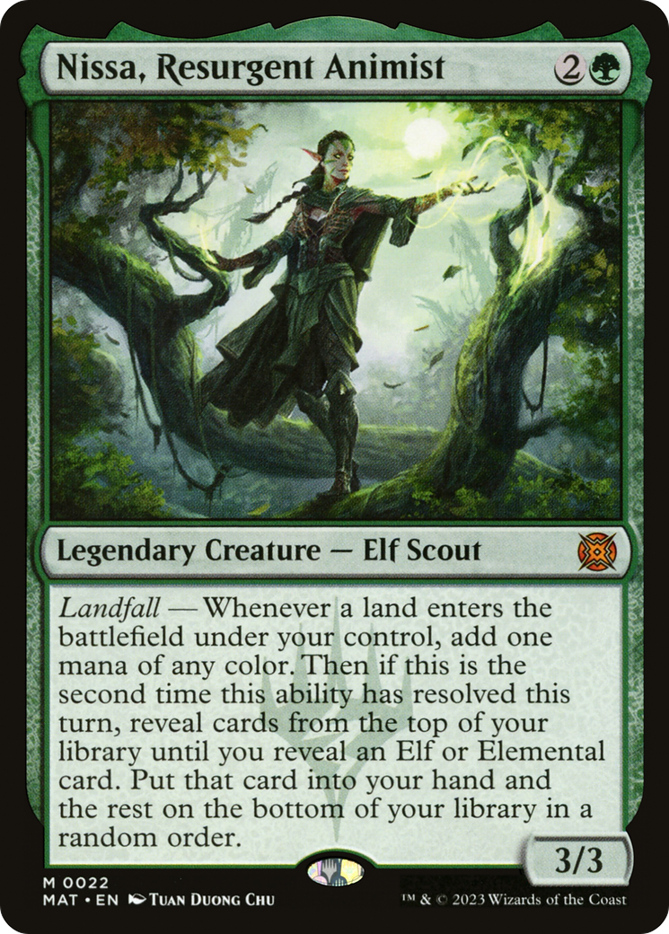 Nissa, Resurgent Animist [March of the Machine: The Aftermath] | Webway Games