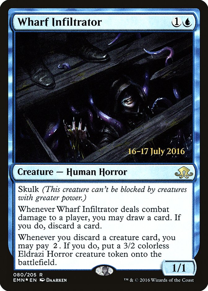 Wharf Infiltrator  (Prerelease) [Eldritch Moon Prerelease Promos] | Webway Games