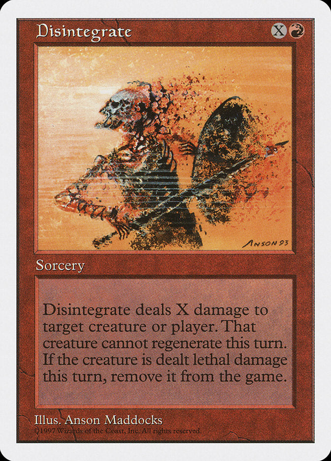 Disintegrate [Fifth Edition] | Webway Games