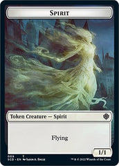 Cat Bird // Spirit Double-Sided Token [Starter Commander Decks] | Webway Games
