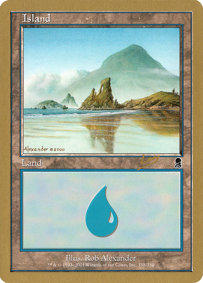 Island (rl338) (Raphael Levy) [World Championship Decks 2002] | Webway Games