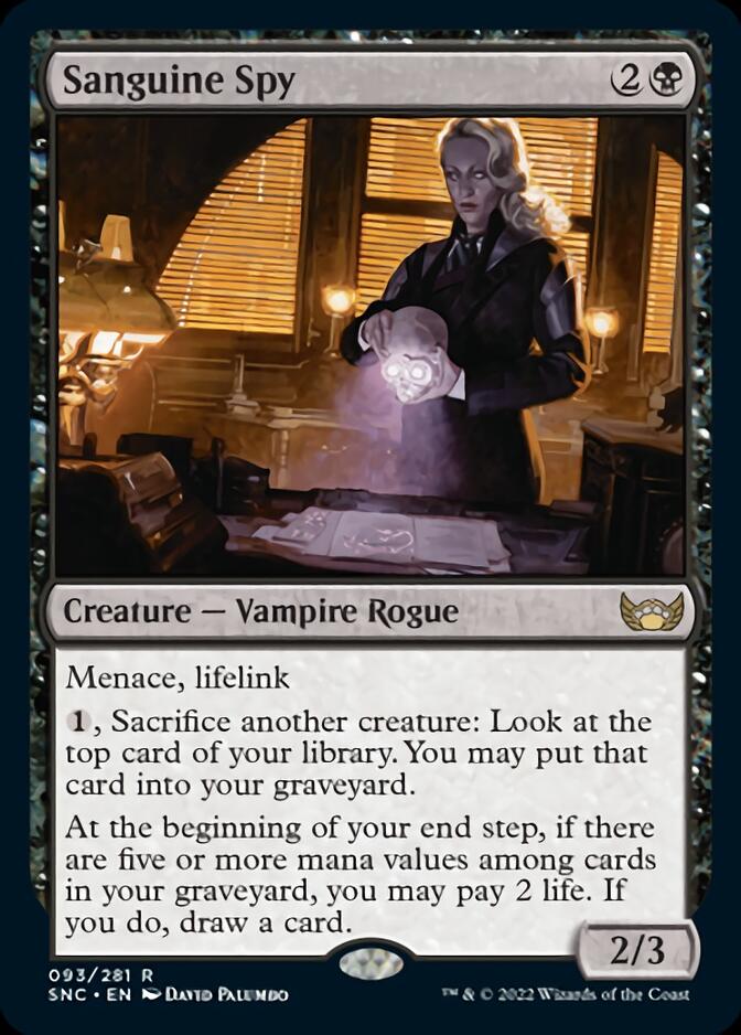 Sanguine Spy [Streets of New Capenna] | Webway Games