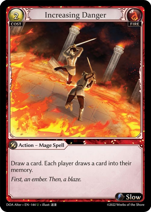 Increasing Danger (144) [Dawn of Ashes: Alter Edition] | Webway Games