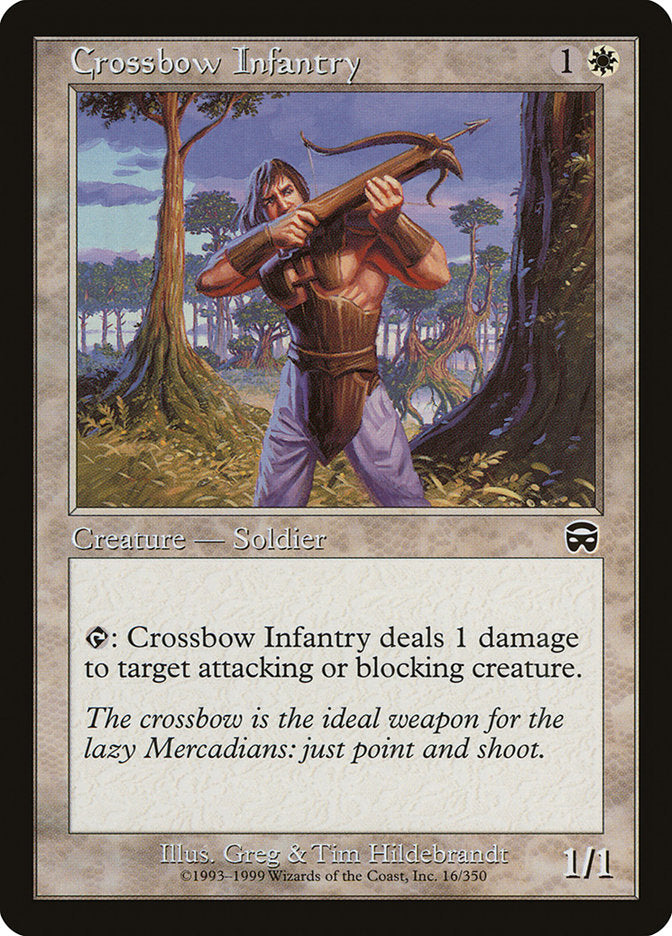 Crossbow Infantry [Mercadian Masques] | Webway Games