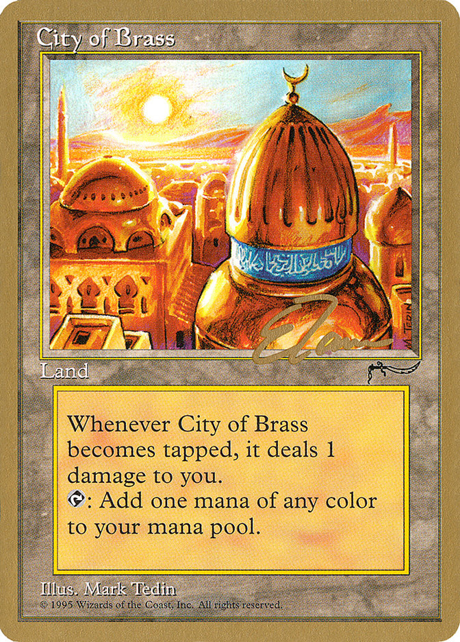 City of Brass (Eric Tam) [Pro Tour Collector Set] | Webway Games