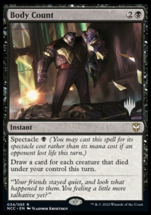 Body Count (Promo Pack) [Streets of New Capenna Commander Promos] | Webway Games