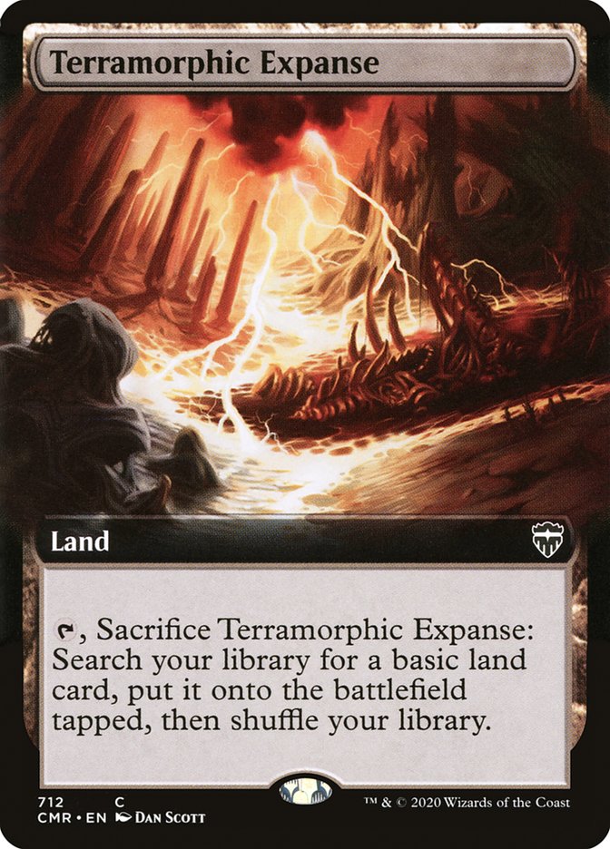 Terramorphic Expanse (Extended Art) [Commander Legends] | Webway Games