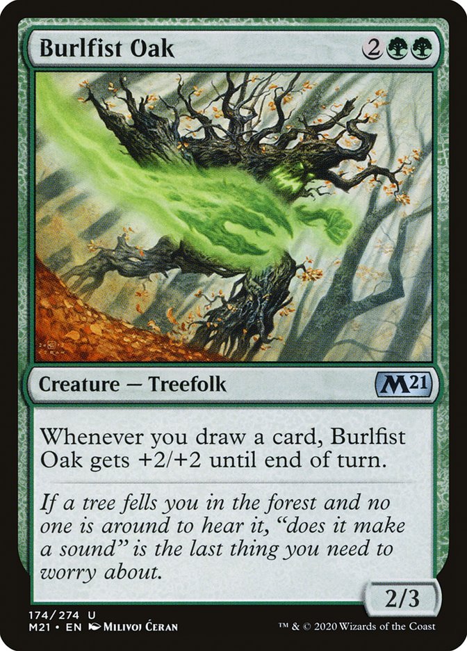 Burlfist Oak [Core Set 2021] | Webway Games