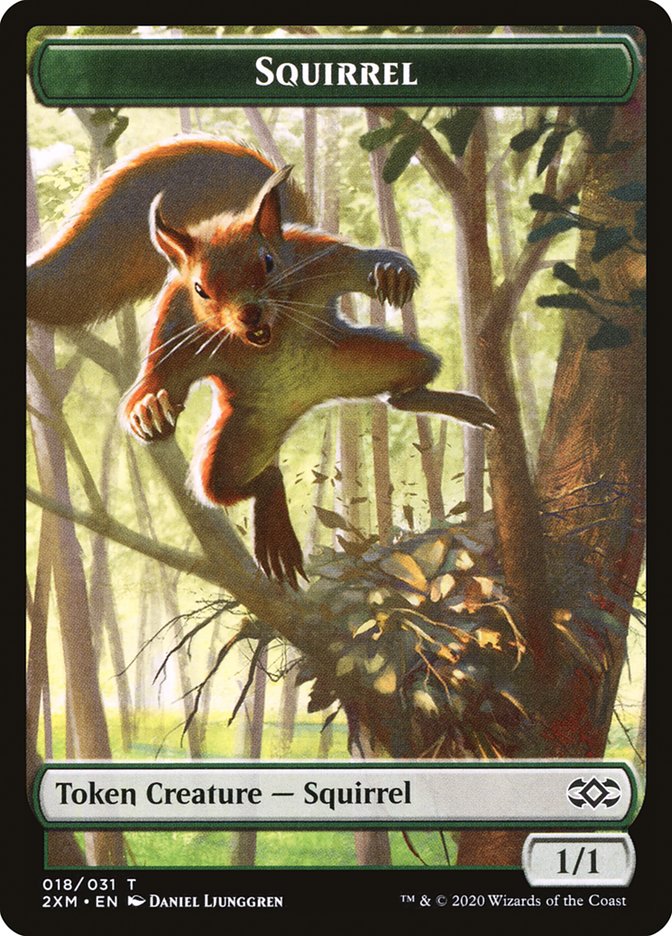 Squirrel Token [Double Masters] | Webway Games