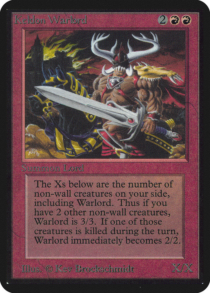 Keldon Warlord [Limited Edition Alpha] | Webway Games