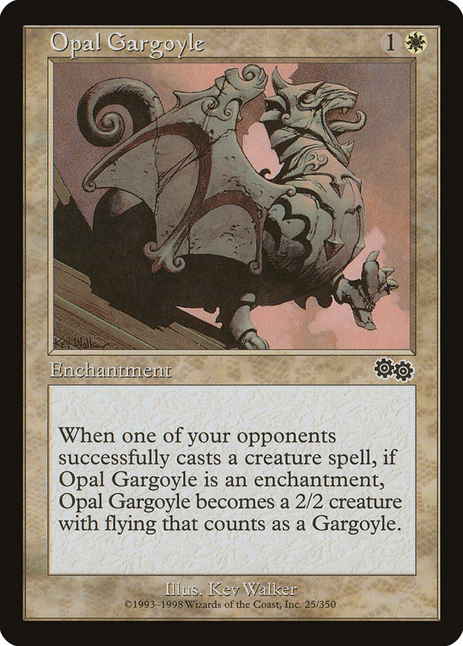 Opal Gargoyle [Urza's Saga] | Webway Games