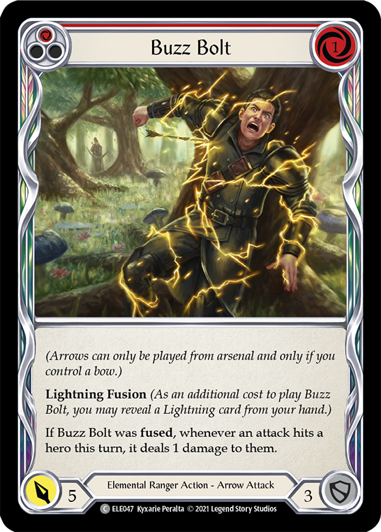 Buzz Bolt (Red) [ELE047] (Tales of Aria)  1st Edition Normal | Webway Games