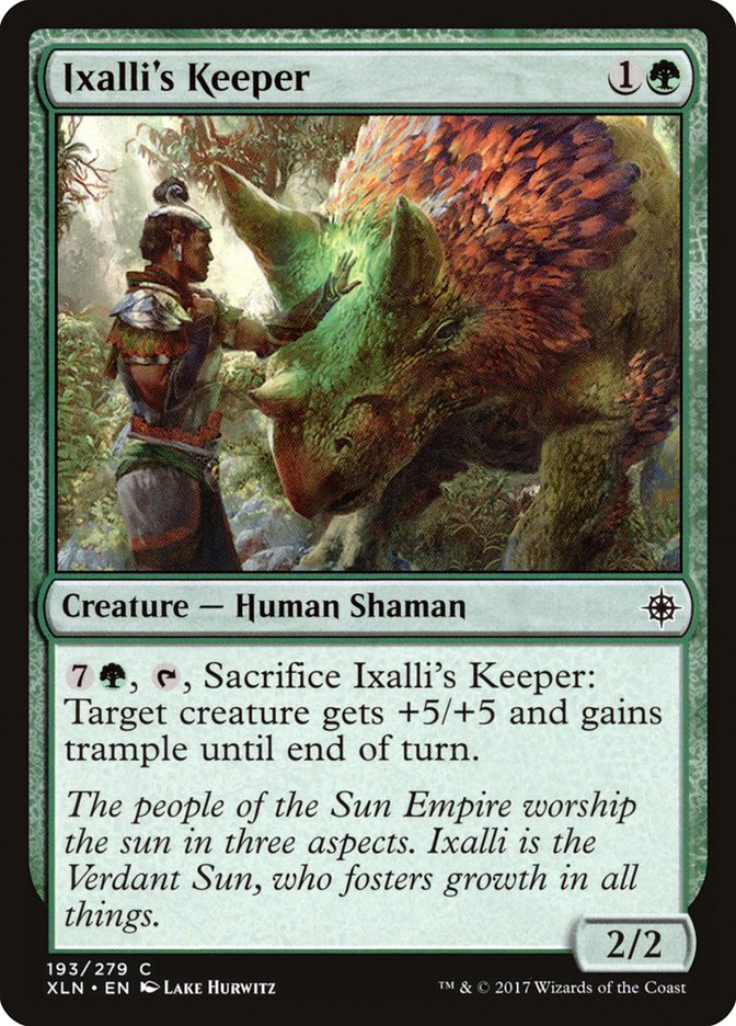 Ixalli's Keeper [Ixalan] | Webway Games