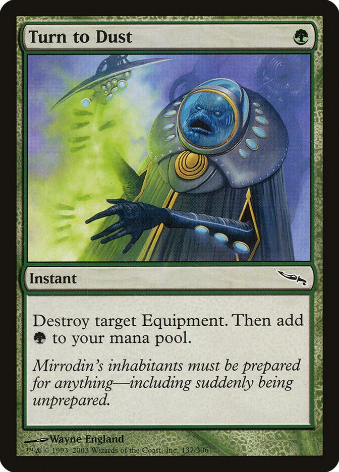 Turn to Dust [Mirrodin] | Webway Games