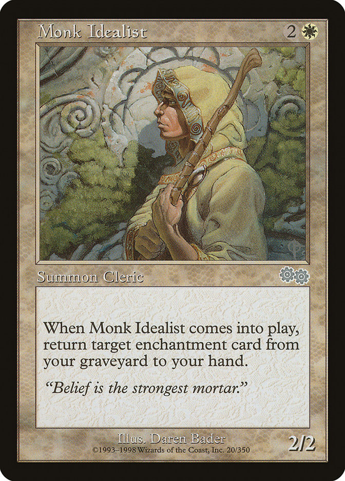Monk Idealist [Urza's Saga] | Webway Games