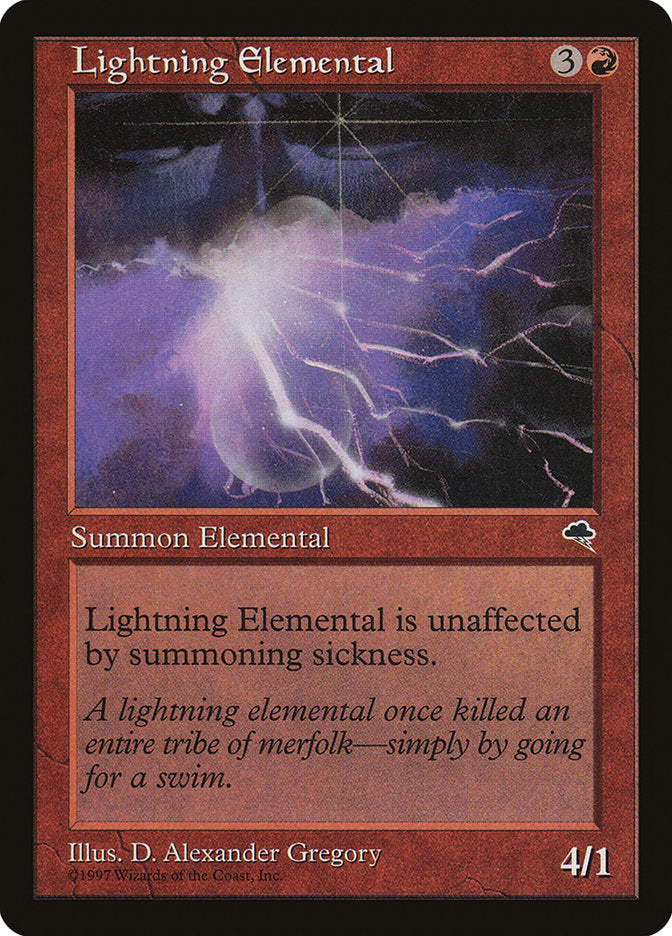 Lightning Elemental [Tempest] | Webway Games
