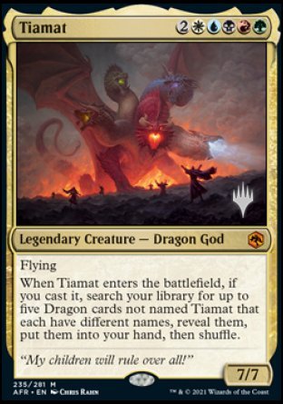 Tiamat (Promo Pack) [Dungeons & Dragons: Adventures in the Forgotten Realms Promos] | Webway Games
