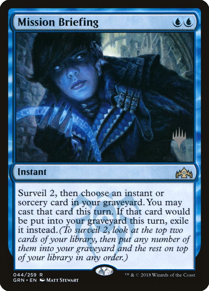 Mission Briefing (Promo Pack) [Guilds of Ravnica Promos] | Webway Games