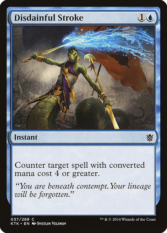 Disdainful Stroke [Khans of Tarkir] | Webway Games