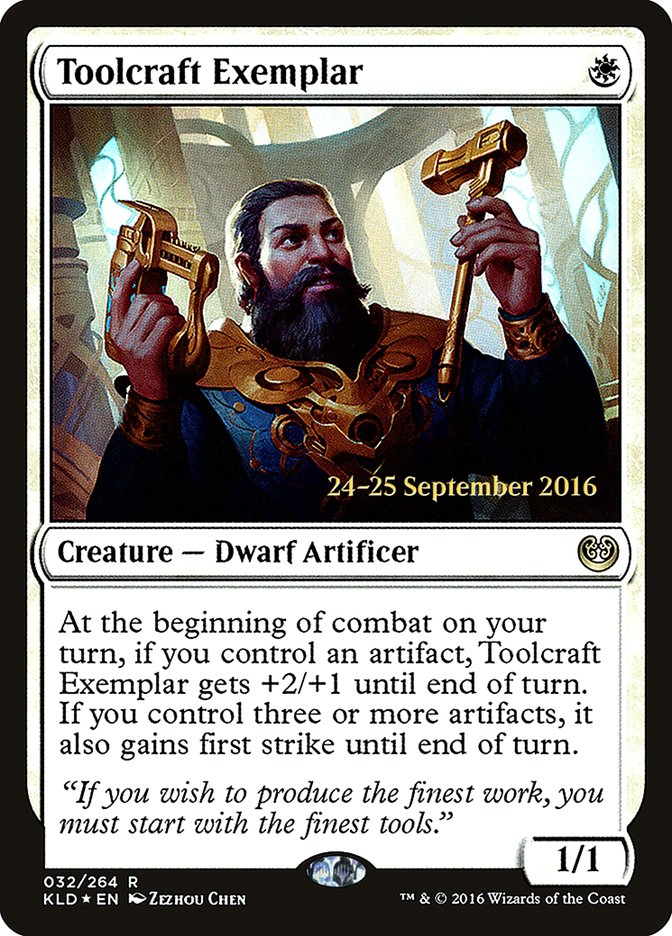 Toolcraft Exemplar  (Prerelease) [Kaladesh Prerelease Promos] | Webway Games