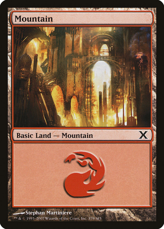Mountain (379) [Tenth Edition] | Webway Games