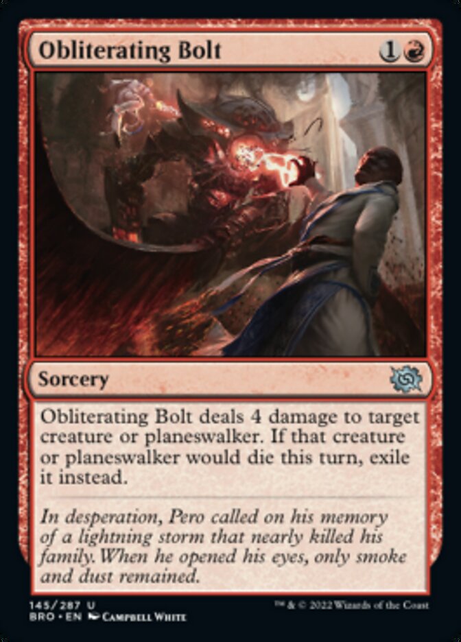 Obliterating Bolt [The Brothers' War] | Webway Games