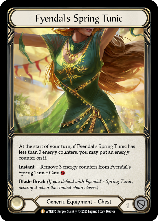 Fyendal's Spring Tunic [U-WTR150] (Welcome to Rathe Unlimited)  Unlimited Rainbow Foil | Webway Games