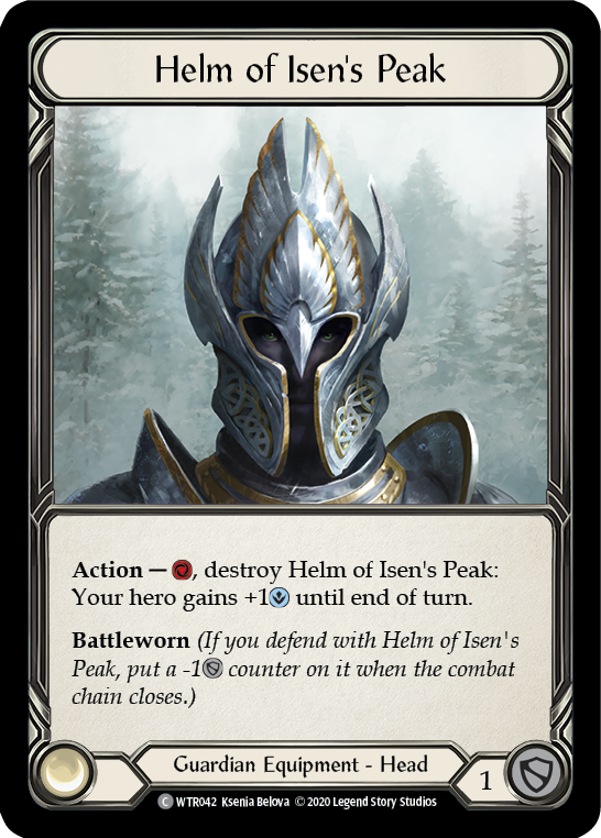 Helm of Isen's Peak [U-WTR042] (Welcome to Rathe Unlimited)  Unlimited Normal | Webway Games