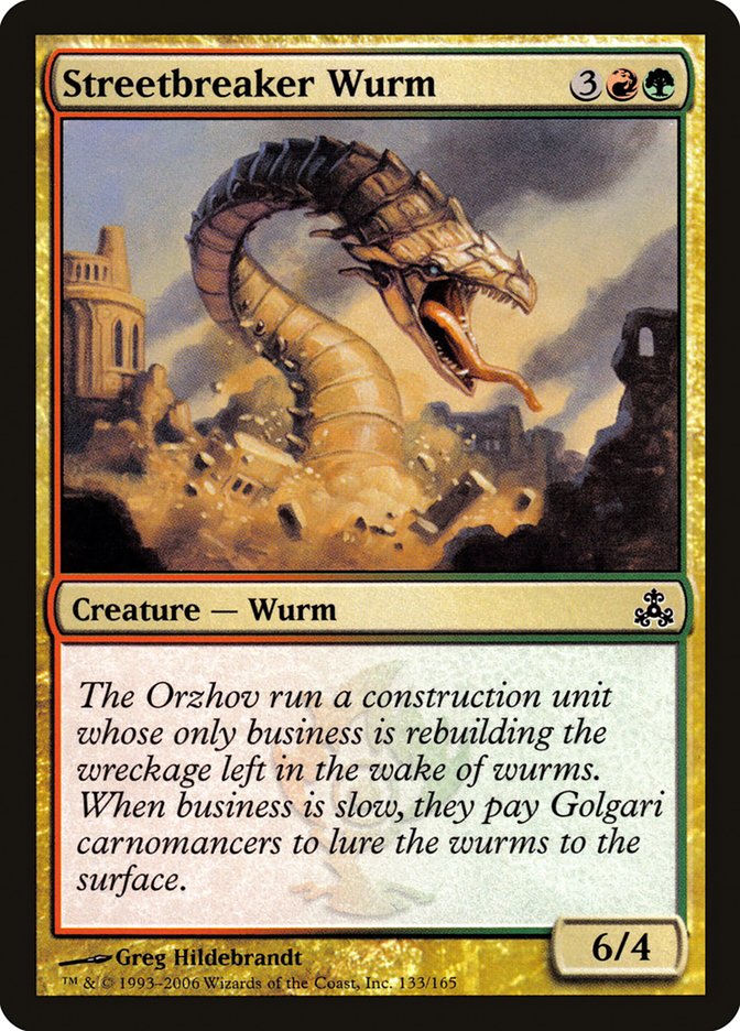 Streetbreaker Wurm [Guildpact] | Webway Games