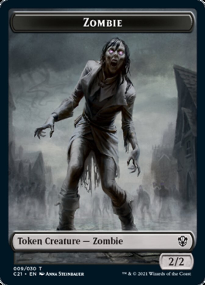 Zombie // Spirit Token [Commander 2021 Tokens] | Webway Games